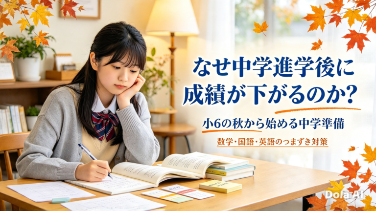 小6生の中学準備とつまずき予防学習法｜s-Liveかながわ北山田駅前校